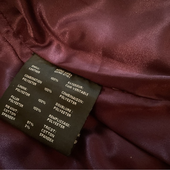 Marc Jacobs Andrew Marc Nicki Leather Bomber Jacket Size Small NWT Never Worn - Picture 5 of 7